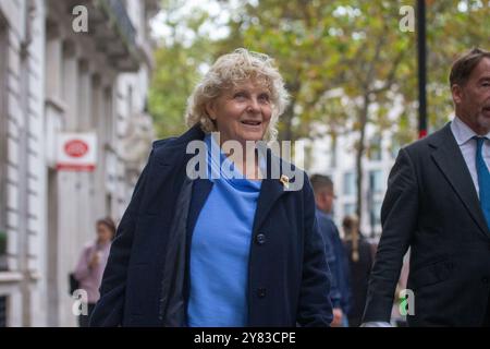 Londres, Angleterre, Royaume-Uni. 1er octobre 2024. JO HAMILTON arrive. Lors de l'audience publique de Post Office Horizon IT Inquiry. (Crédit image : © Tayfun Salci/ZUMA Press Wire) USAGE ÉDITORIAL SEULEMENT! Non destiné à UN USAGE commercial ! Banque D'Images