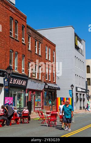 Water Street, John's, Terre-Neuve, Canada Banque D'Images