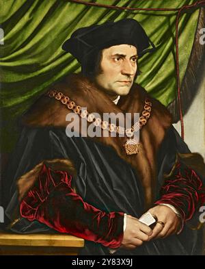 Hans Holbein le jeune - Sir Thomas More - 1527 Banque D'Images