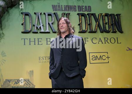 Norman Reedus assiste à la première photo-call au 'The Walking Dead : Daryl Dixon' à Plaza de Callao le 02 octobre 2024 à Madrid, Espagne. Banque D'Images