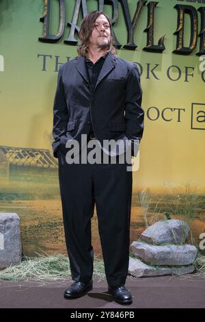 Madrid, Espagne. 02 octobre 2024. Norman Reedus assiste à la première photo-call au 'The Walking Dead : Daryl Dixon' à Plaza de Callao le 02 octobre 2024 à Madrid, Espagne. Crédit : Sipa USA/Alamy Live News Banque D'Images