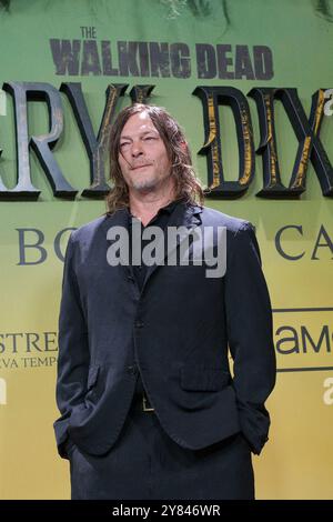 Madrid, Espagne. 02 octobre 2024. Norman Reedus assiste à la première photo-call au 'The Walking Dead : Daryl Dixon' à Plaza de Callao le 02 octobre 2024 à Madrid, Espagne. Crédit : Sipa USA/Alamy Live News Banque D'Images