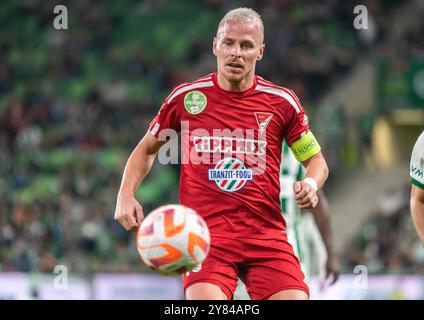 Budapest, Hongrie – 9 octobre 2022. L'ailier de Debrecen Balazs Dzsudzsak lors du match de Liga hongrois Ferencvaros vs Debrecen (2-0). Banque D'Images