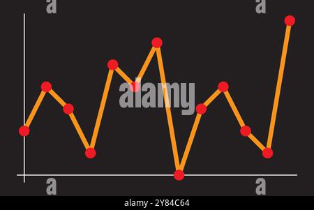 Icône de graphique en croissance. Symbole de croissance de la tendance à la hausse. Icône de graphique en croissance. Icône graphique de croissance. Graphique à barres croissant. Illustration vectorielle. Illustration de Vecteur
