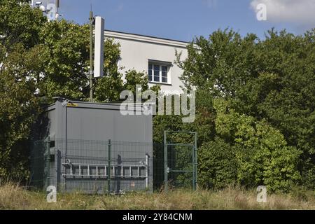 Émetteur de téléphonie mobile sur le Bisamberg à Vienne, Autriche, Europe Banque D'Images