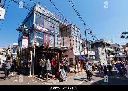 Ruelles de Harajuku à Tokyo, Japon Banque D'Images