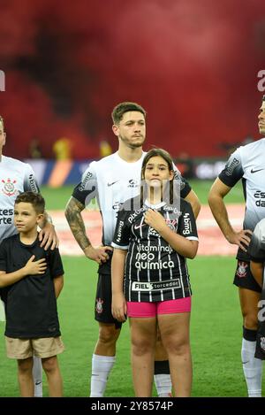 Rio de Janeiro, Brésil. 02 octobre 2024. Flamengo affrontera Corinthiens ce mercredi 2 octobre pour la Copa do Brasil, un match valable pour la première manche des demi-finales. Les équipes se rendront sur le terrain à Maracanã à 21h45 heure Brasília. Crédit : Carlos Santtos/FotoArena/Alamy Live News Banque D'Images