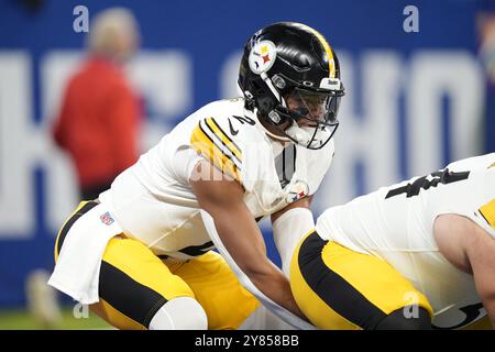 Indianapolis, Indiana, États-Unis. 29 septembre 2024. 29 septembre 2024 : Justin Fields #2 lors des Steelers vs Indianapolis Colts de Pittsburgh au Lucas Oil Stadium à Indianapolis IN. Brook Ward/apparent Media Group (crédit image : © AMG/AMG via ZUMA Press Wire) USAGE ÉDITORIAL SEULEMENT! Non destiné à UN USAGE commercial ! Banque D'Images