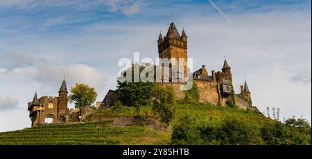 Château impérial de Cochem, Allemagne Banque D'Images