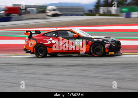 Philip Wiskirchen (DEU) / Markus Eichele (DEU), #66, BMW M4 GT4, Team : ME Motorsport (DEU), Motorsport, ADAC GT4 Allemagne, 2024, Red Bull Ring, Spielberg, Oesterreich, 29.09.2024 Foto : Eibner-Pressefoto/Juergen Augst Banque D'Images