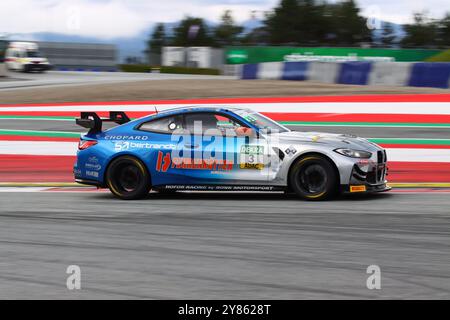 Tim Reiter (DEU) / Leon Wassertheurer (DEU), #3, BMW M4 GT4, Team : Hofor Racing by Bonk Motorsport (CHE), Motorsport, ADAC GT4 Allemagne, 2024, Red Bull Ring, Spielberg, Oesterreich, 29.09.2024 Foto : Eibner-Pressefoto/Juergen Augst Banque D'Images