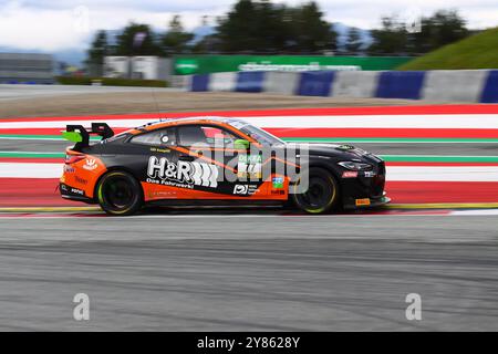 Thomas Rackl (DEU) / Andreas Jochimsen (DNK), #77, BMW M4 GT4, Team : ME Motorsport (DEU), Motorsport, ADAC GT4 Allemagne, 2024, Red Bull Ring, Spielberg, Oesterreich, 29.09.2024 Foto : Eibner-Pressefoto/Juergen Augst Banque D'Images