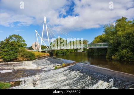 Millers Crossing Bridge, Exeter, Devon, Angleterre, Royaume-Uni. Banque D'Images