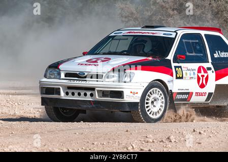 Anogyra, Chypre - 29 janvier 2023: Ford Fiesta XR2 au rallye Anogyra Sprint 2023 Banque D'Images