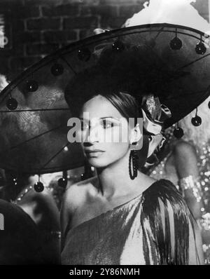 Chanteuse et actrice Barbra Streisand, photo publicitaire, Funny Girl, 1968 Banque D'Images