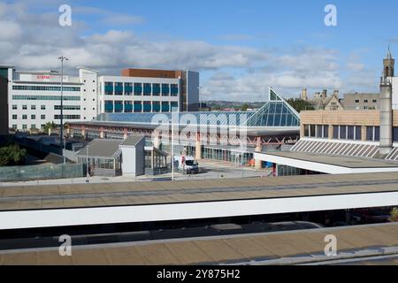 Bradford se prépare à être UK City of culture 2025. Station Bradford Interchange. La gare routière Interchange est fermée depuis janvier 2024 en raison de béton dangereux. Banque D'Images