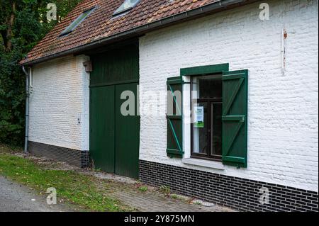 Maison des Rangers de la chapelle de Steenbergen à Oud-Heverlee, Brabant flamand, Belgique, 22 septembre 2024 Banque D'Images