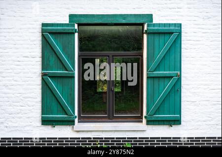 Maison des Rangers de la chapelle de Steenbergen à Oud-Heverlee, Brabant flamand, Belgique, 22 septembre 2024 Banque D'Images