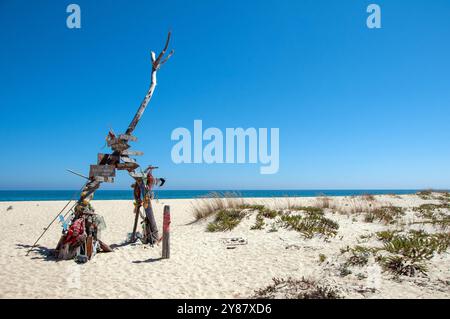 Ilha Deserta - Faro - Portogallo Banque D'Images