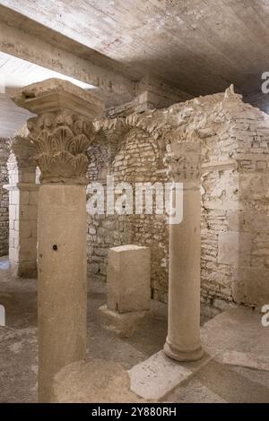 Abbaye Saint Pierre, Flavigny-sur-Ozerain, Bourgogne, France, Europe Banque D'Images