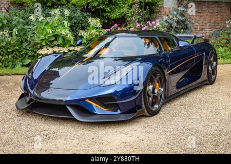 Koenigsegg Regera, concours of Elegance 2024, Hampton court Palace, Londres, Royaume-Uni Banque D'Images