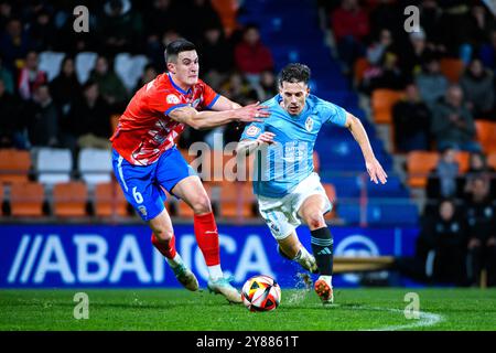 Lugo, Espagne. 02 janvier 2024. 1 Ligue RFEF. CD Lugo vs RC Celta de Vigo. Alfon Gonzalez Banque D'Images