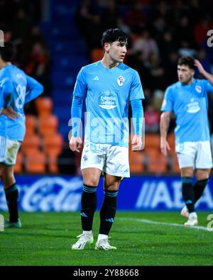 Lugo, Espagne. 02 janvier 2024. 1 Ligue RFEF. CD Lugo vs RC Celta de Vigo. Yoel Lago Banque D'Images