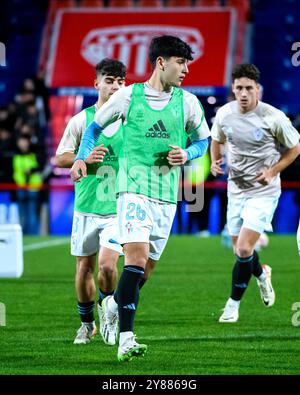 Lugo, Espagne. 02 janvier 2024. 1 Ligue RFEF. CD Lugo vs RC Celta de Vigo. Yoel Lago Banque D'Images