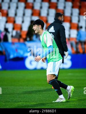 Lugo, Espagne. 02 janvier 2024. 1 Ligue RFEF. CD Lugo vs RC Celta de Vigo. Yoel Lago Banque D'Images