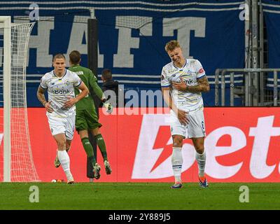 Volodymyr Brazhko (Dynamo Kiew #6), Verletzung, GER, TSG 1899 Hoffenheim v. Dynamo Kiew, Fussball, UEFA Europa League, Spieltag 2, saison 2024 / 2025, 03.10.2024 Foto : EIBNER/Florian Schust Banque D'Images