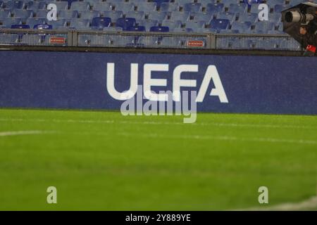 Roma, Latium, ITALIE. 3 octobre 2024. 03/10/2024 Rome, Stadio Olimpico, match de football valable pour Europa League 2024/24 entre SS Lazio vs SSC vs FC Nice. En photo : (crédit image : © Fabio Sasso/ZUMA Press Wire) USAGE ÉDITORIAL SEULEMENT! Non destiné à UN USAGE commercial ! Banque D'Images