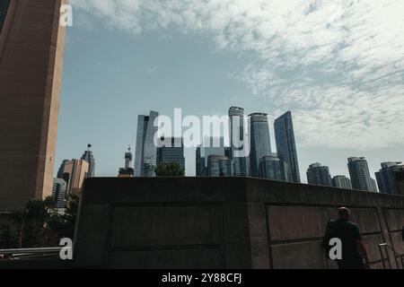 Tourné le 16 août 2024 dans le centre de Toronto, Ontario, Canada. Banque D'Images