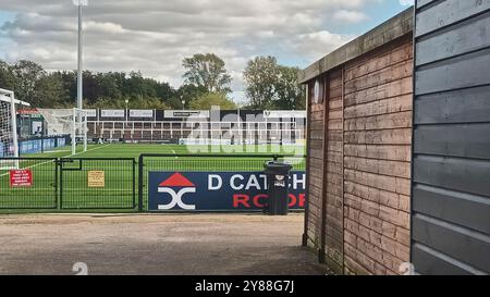 Le Hayes Lane Stadium accueille le Bromley FC à Londres, au Royaume-Uni Banque D'Images