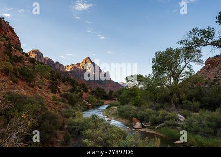 Photo de la rivière Paria serpentant son chemin à travers le parc national de Bryce Canyon Banque D'Images