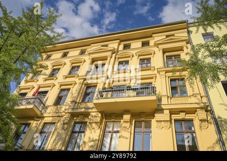 Immeuble ancien, Richard-Wagner-Strasse, Charlottenburg, Berlin, Allemagne, Europe Banque D'Images