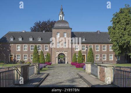 Tribunal local dans la cour extérieure du château d'Ahaus, Muensterland, Rhénanie du Nord-Westphalie, Allemagne, Europe Banque D'Images