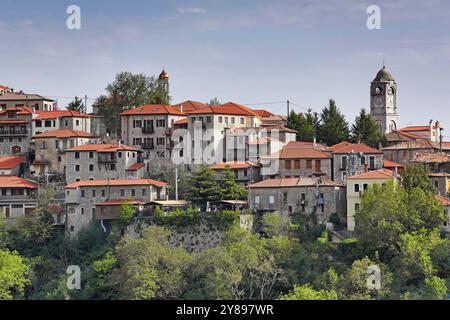 Dimitsana est un village de montagne en Arcadie, Péloponnèse, Grèce, Europe Banque D'Images