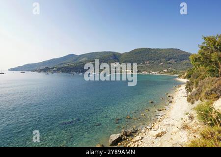 Lac Keri (Limni) dans l'île de Zakynthos, Grèce, Europe Banque D'Images