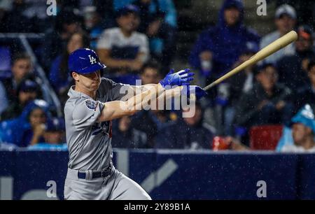 Walker Buehler de los dodgers, durante el partido de beisbol de los Dodgers de Los Angeles contra Padres de San Diego, durante el primer juego de la série las Ligas Mayores del Beisbol en Monterrey, Mexico el 4 de Mayo 2018.(photo: Luis Gutierrez) Banque D'Images