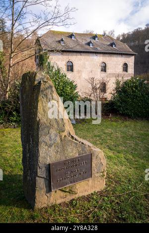 Le Château de Clervaux dans la ville de Clervaux dans le nord du Luxembourg Banque D'Images