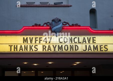 Mill Valley, États-Unis. 03 Oct, 2024. Ambiance lors de la projection nocturne d'ouverture de 'Conclave' au 47e Festival du film de Mill Valley au Outdoor Art Club le 03 octobre 2024 à Mill Valley, Californie. Photo : Picture Happy photos/imageSPACE crédit : Imagespace/Alamy Live News Banque D'Images