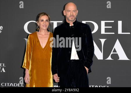 Gina Gardini und Filippo Nigro BEI der Premiere der Amazon Prime Video Serie Citadel : Diana im Space Cinema Moderno : ROM, 03.10.2024 *** Gina Gardini et Filippo Nigro lors de la première de la série Amazon Prime Video Citadel Diana au Space Cinema Moderno Rome, 03 10 2024 Foto:XA.XM.xTinghinox/xFuturexImagex citadel 4081 Banque D'Images