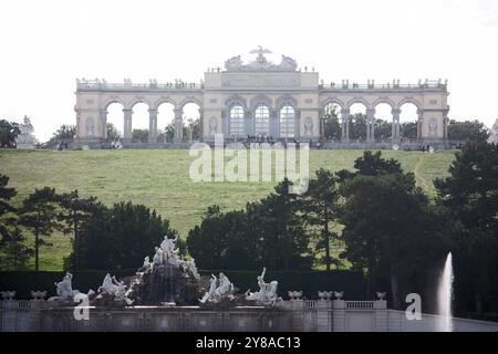 Jardins de Schönbrunn Banque D'Images