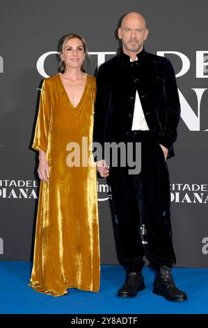 Gina Gardini und Filippo Nigro BEI der Premiere der Amazon Prime Video Serie 'Citadel : Diana' im Space Cinema Moderno : ROM, 03.10.2024 Banque D'Images