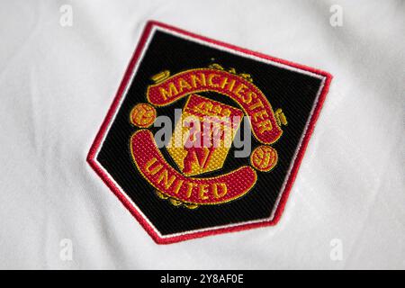 Manchester United, Man Utd Crest Emblem badge, Banque D'Images