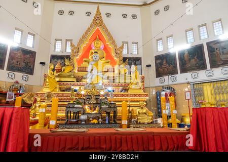 Buddha Jayanti Temple, temple bouddhiste à Kuala Lumpur, Malaisie Banque D'Images