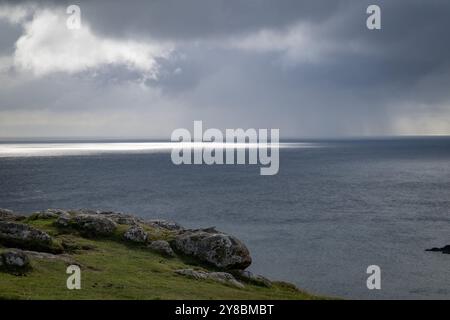 Phare de Neist point, île de Syke, Écosse, Royaume-Uni Banque D'Images