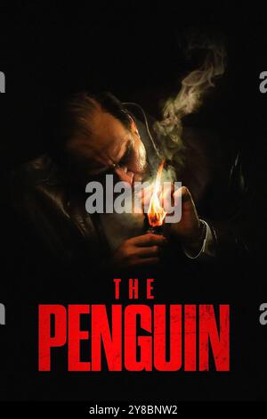 COLIN FARRELL dans THE PENGUIN (2024), réalisé par CRAIG ZOBEL. Crédit : DC Entertainment / Warner Bros / album Banque D'Images