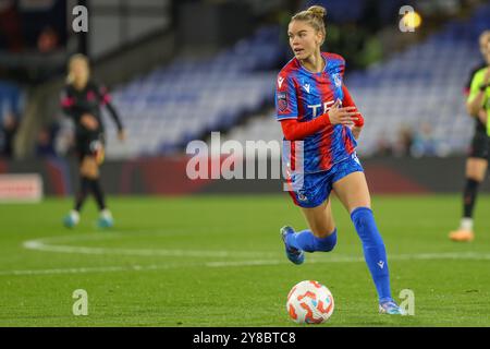 Londres, Royaume-Uni. 27 septembre 2024. Mon Cato pendant Crystal Palace v Chelsea en Super League féminine. Banque D'Images