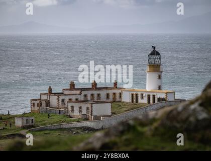 Phare de Neist point, île de Syke, Écosse, Royaume-Uni Banque D'Images